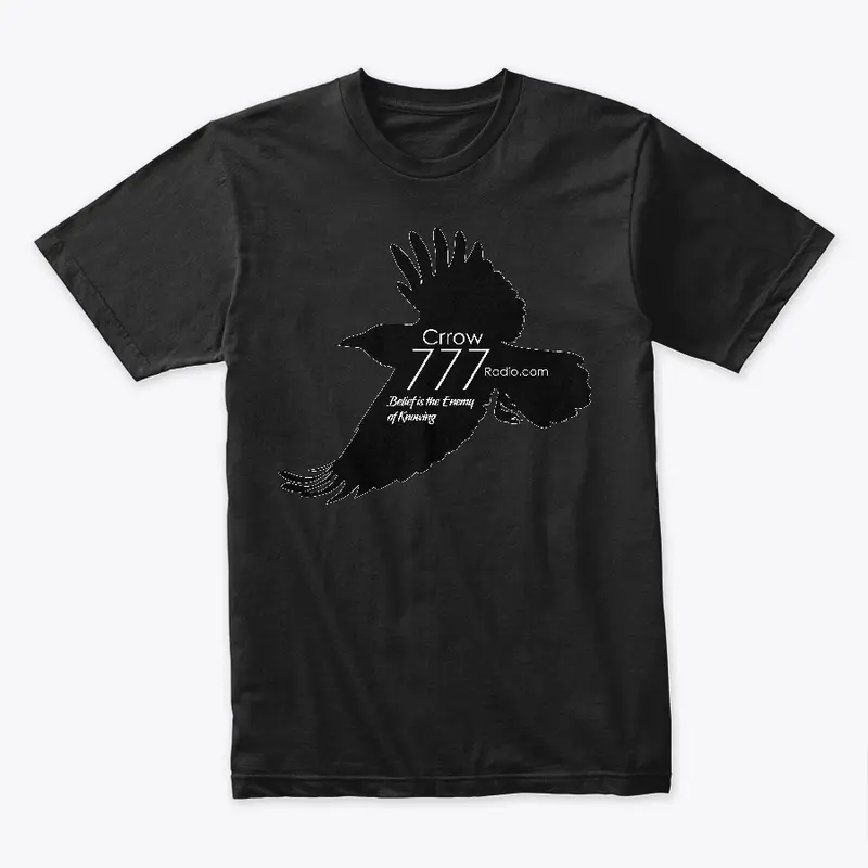 Black Crrow777 Logo Tee