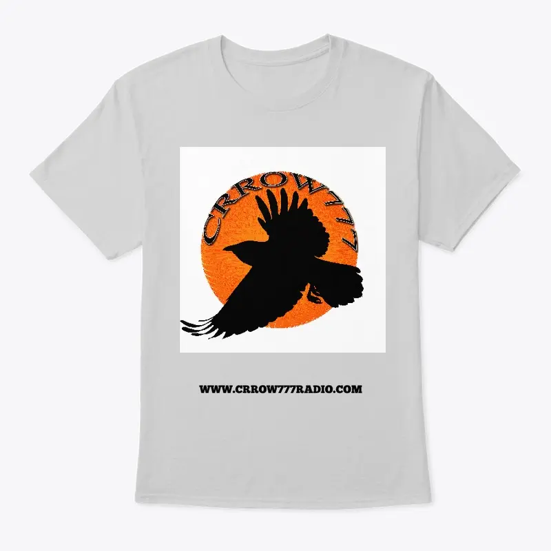 Orange Sun Crow Logo On White